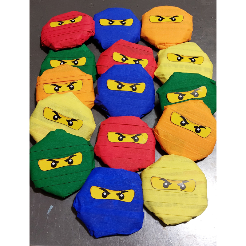 Ninjago traktatie (inhoud 2 verpakte stroopwafels)